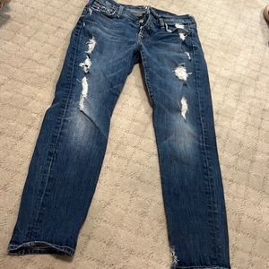 Seven jeans josefina boyfriend size 26